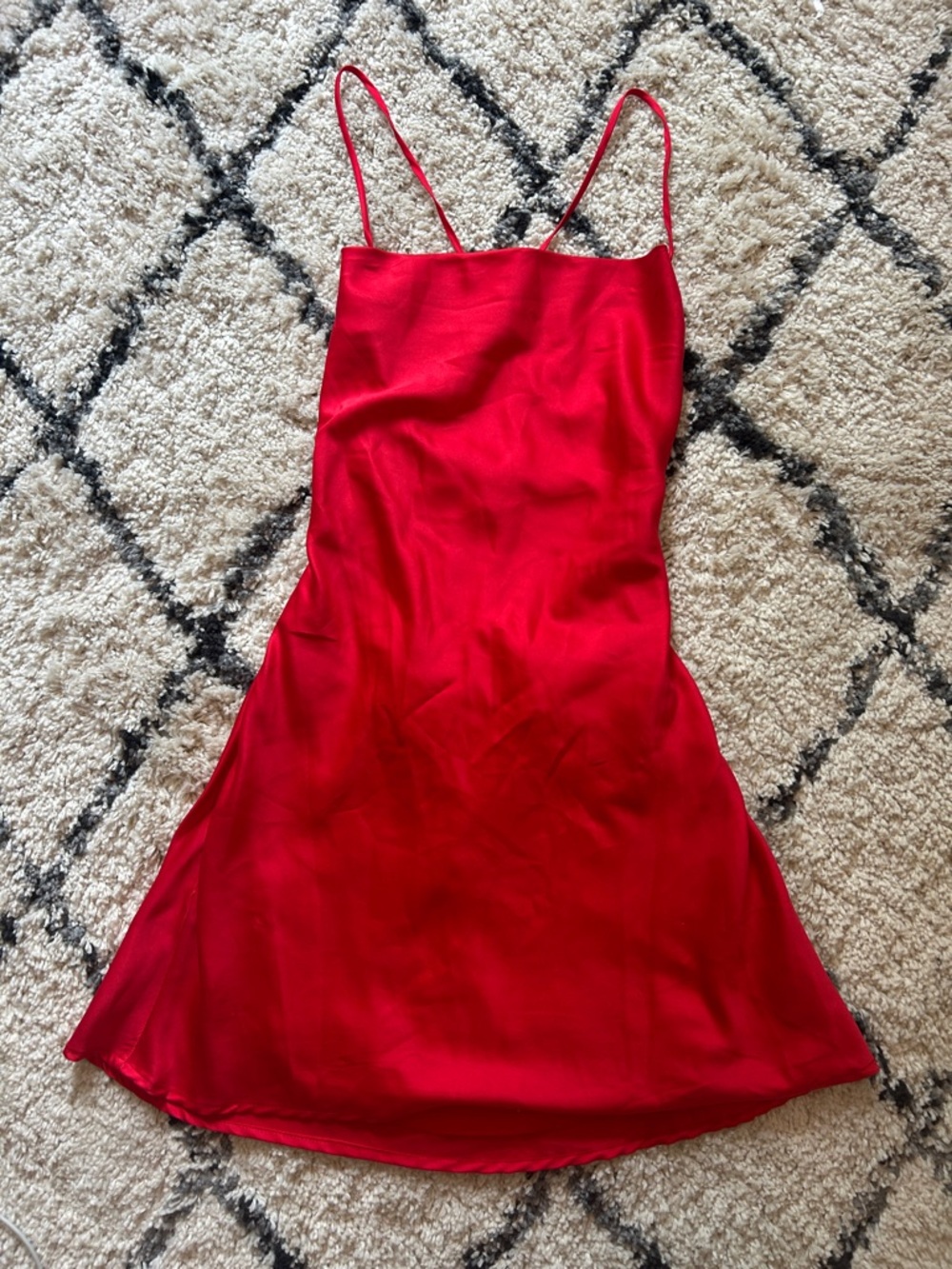 Princess Polly Vibrant Red Satin Slip